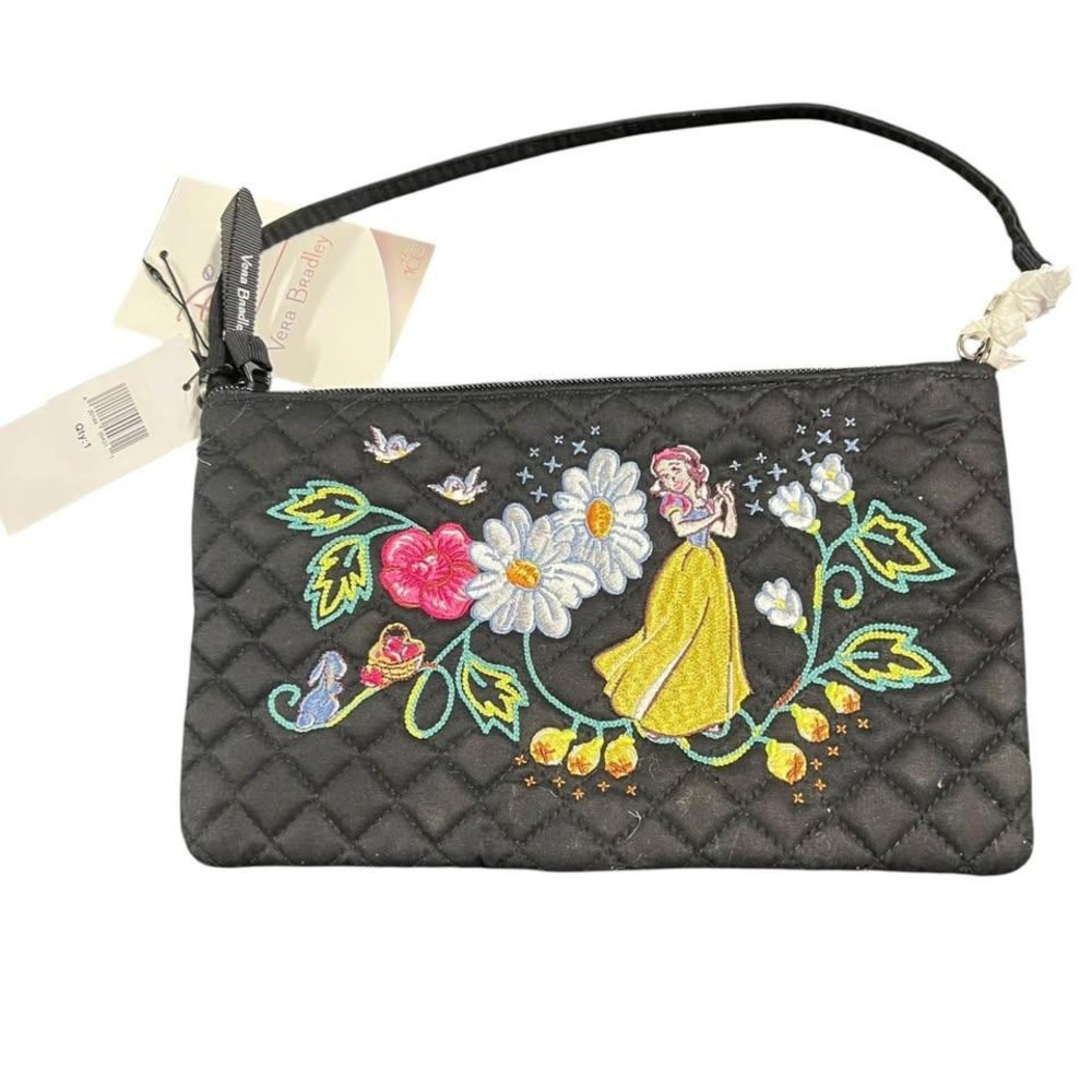 NWT Disney 100 Vera Bradley Snow White RFID Convertible Wristlet Clutch Bag